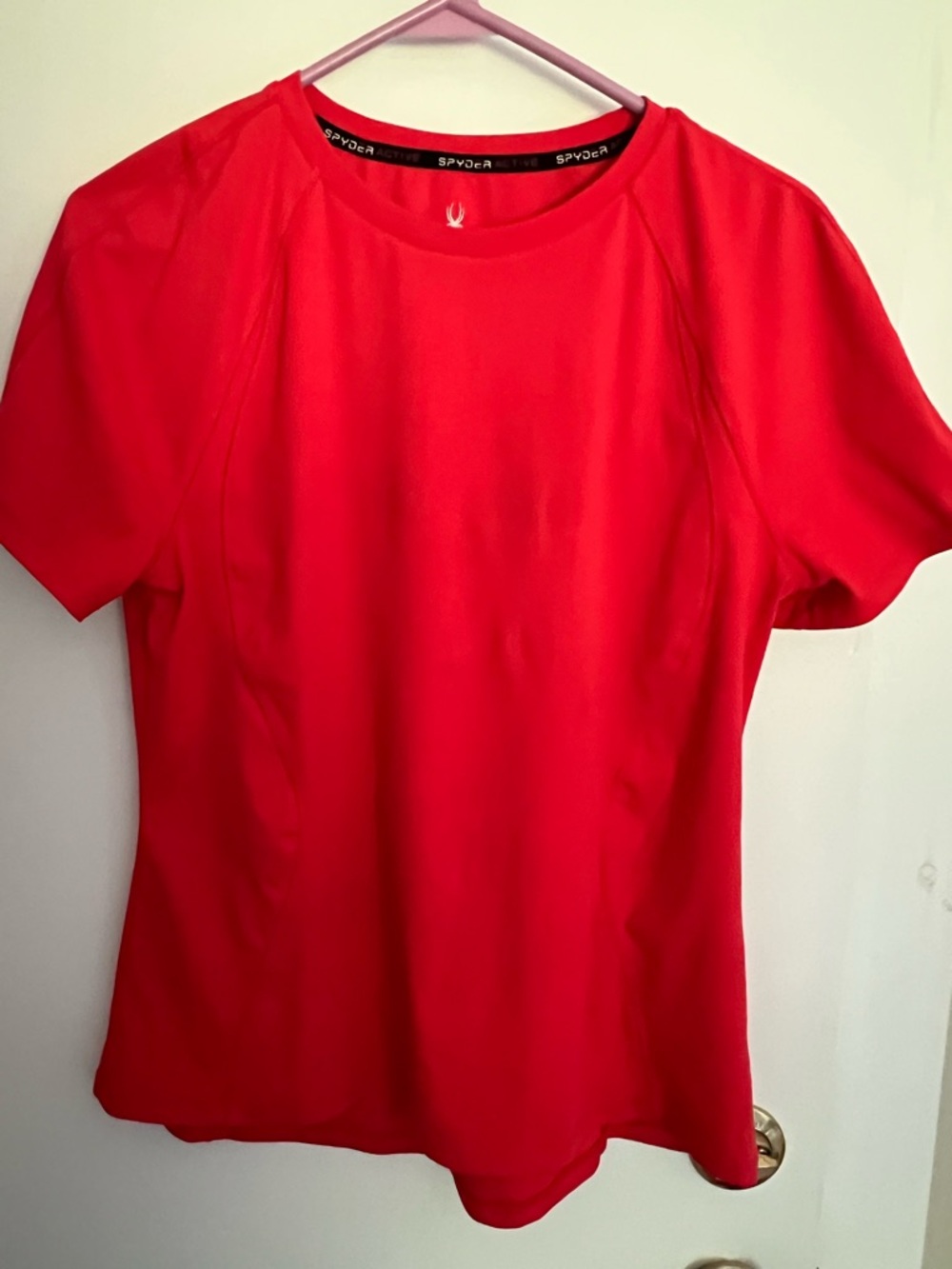 Spyder Women's Bright Red Short Sleeve Active Tee